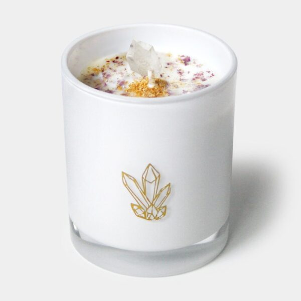 Crystalline Candle- Clear Quartz - Image 2