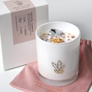Crystalline Candle- Moonstone